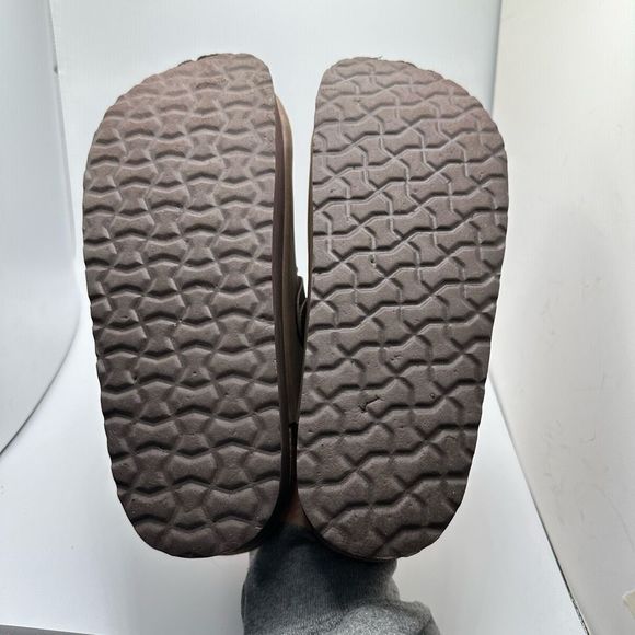 CUSHIONAIRE Women's Cork Footbed Platform Clog 8.5 BROWN - Picture 5 of 7